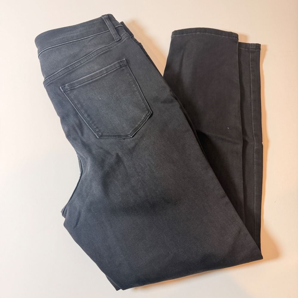 Simply Vera Vera Wang High Rise Skinny Jeans Washed Black Super Stretchy Size 12 - Picture 5 of 8